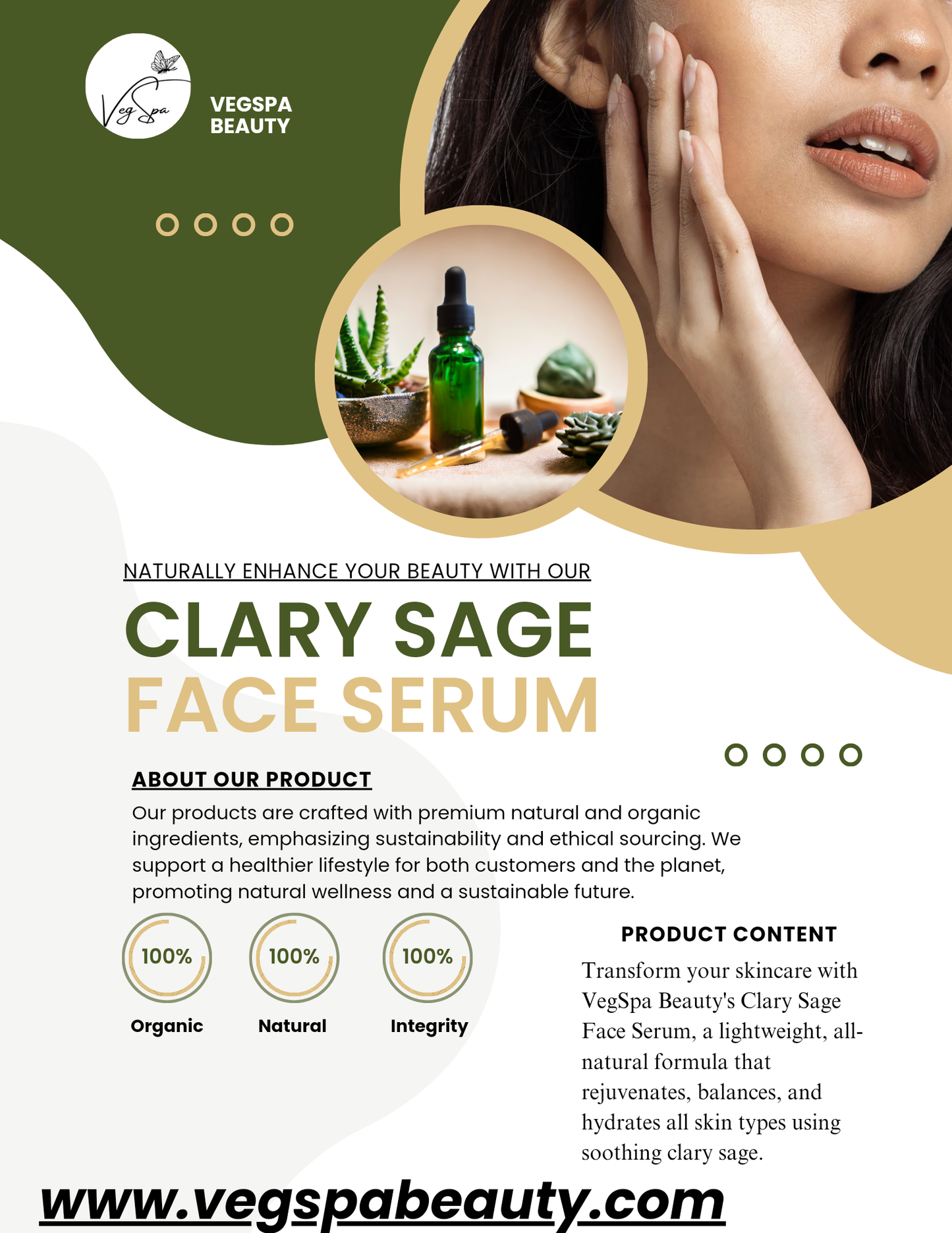 Clary Sage Hydrating Face Serum