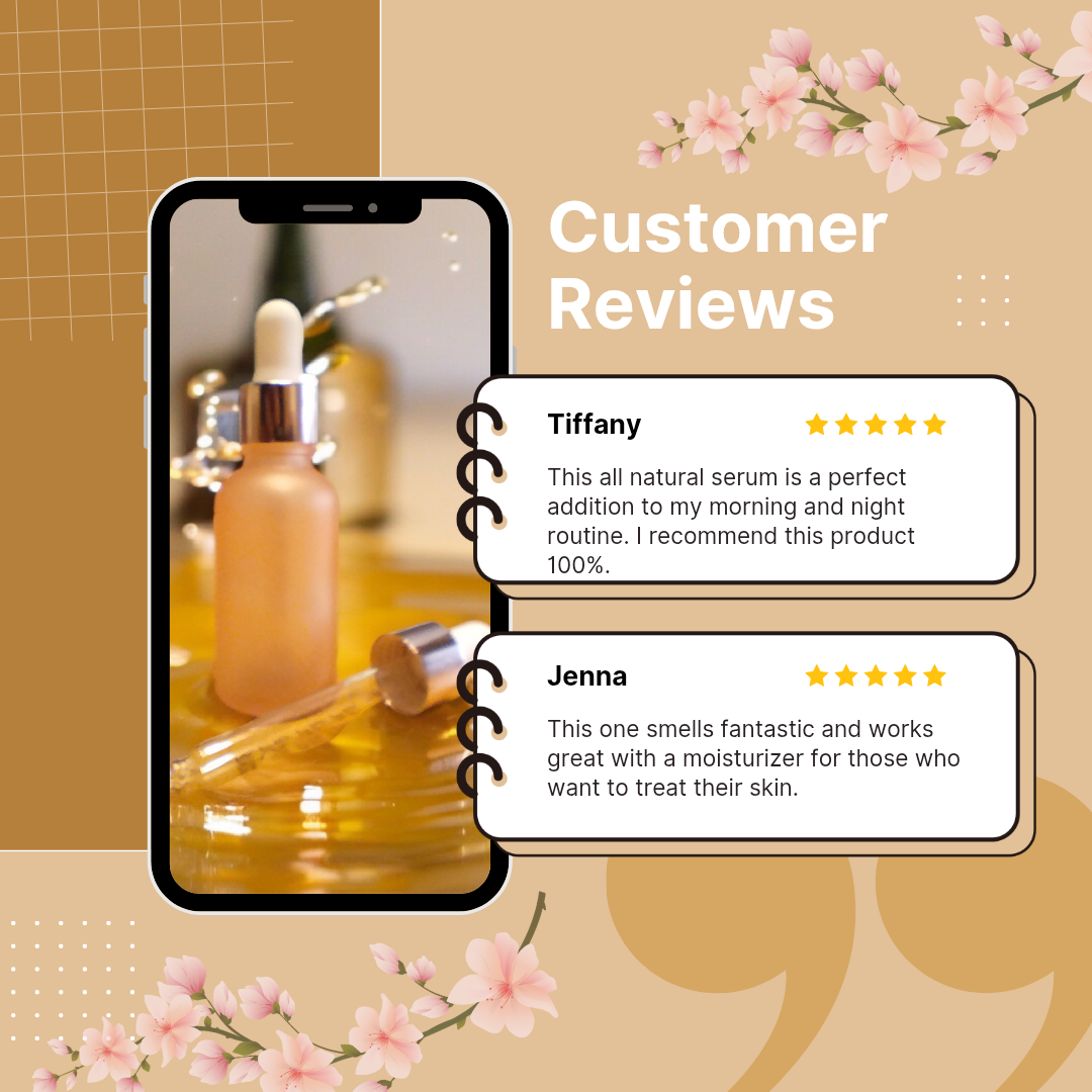 Cherry Blossom Moisturizing Face Serum
